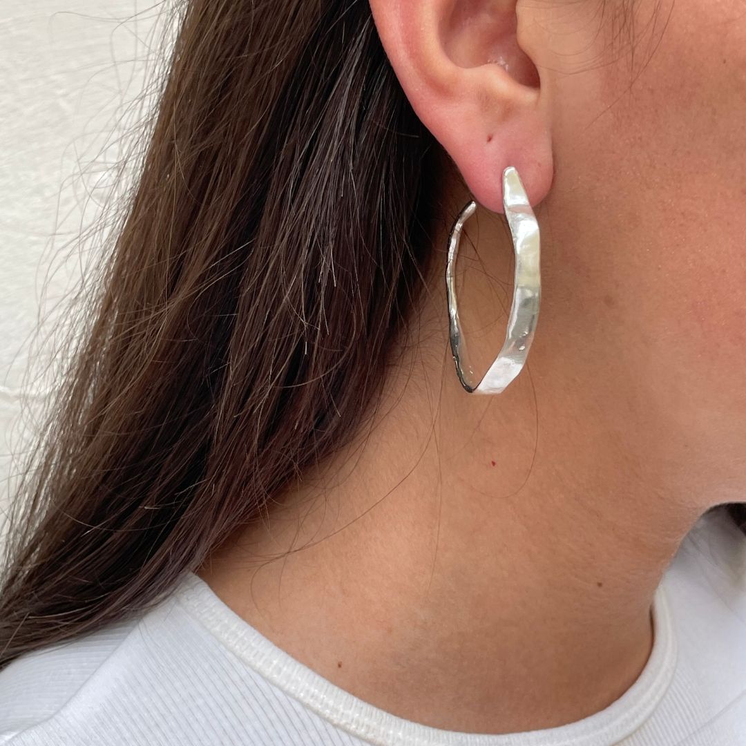 Fabulous Wide Hoop Earrings