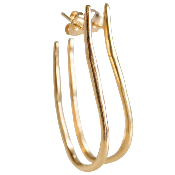 Elegant Long Hoop Earrings