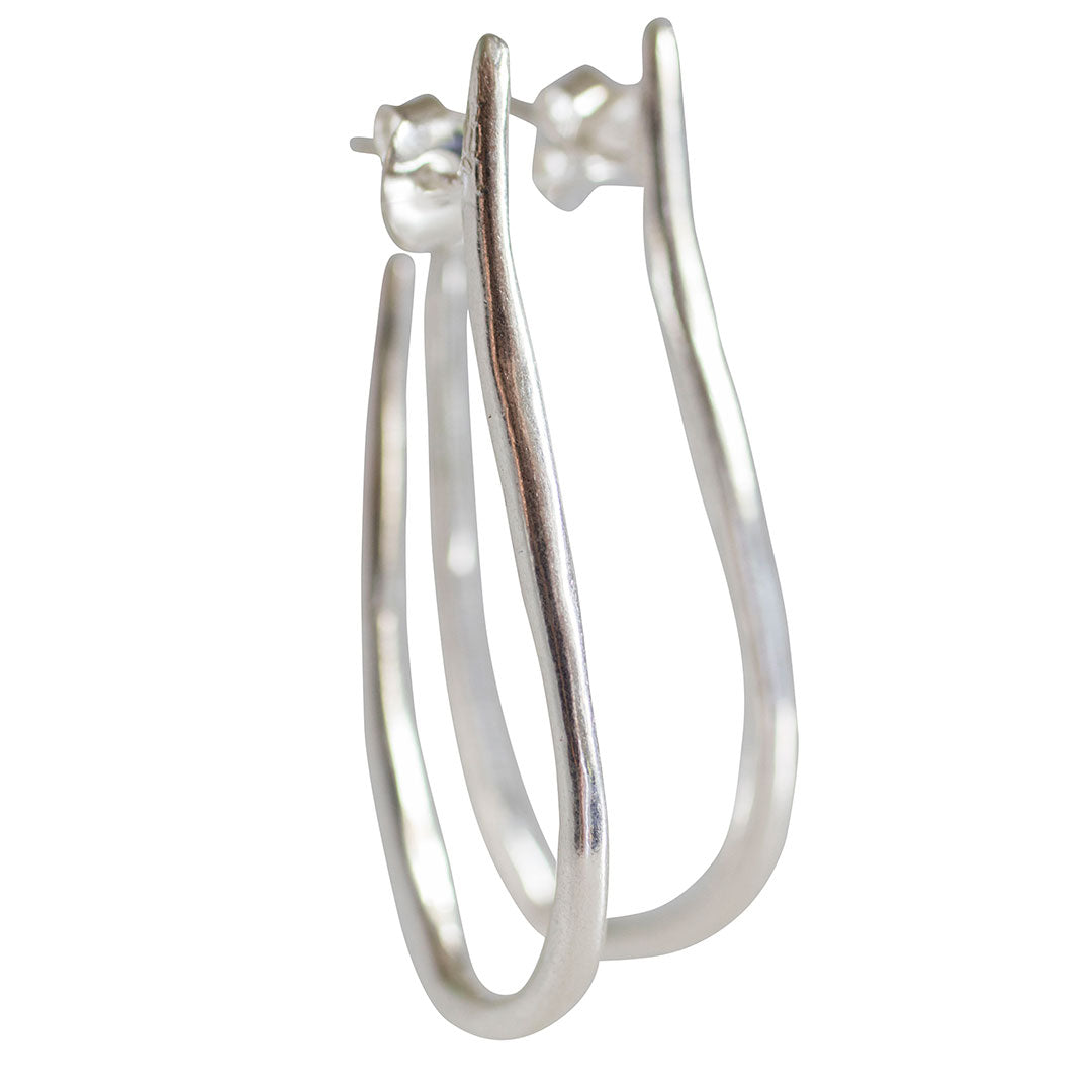 Elegant Long Hoop Earrings