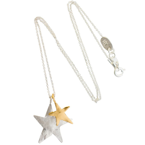 Ziggy Double Star Pendant