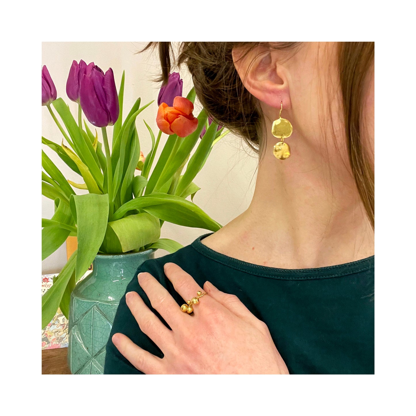 Ibiza Medium Double Earrings