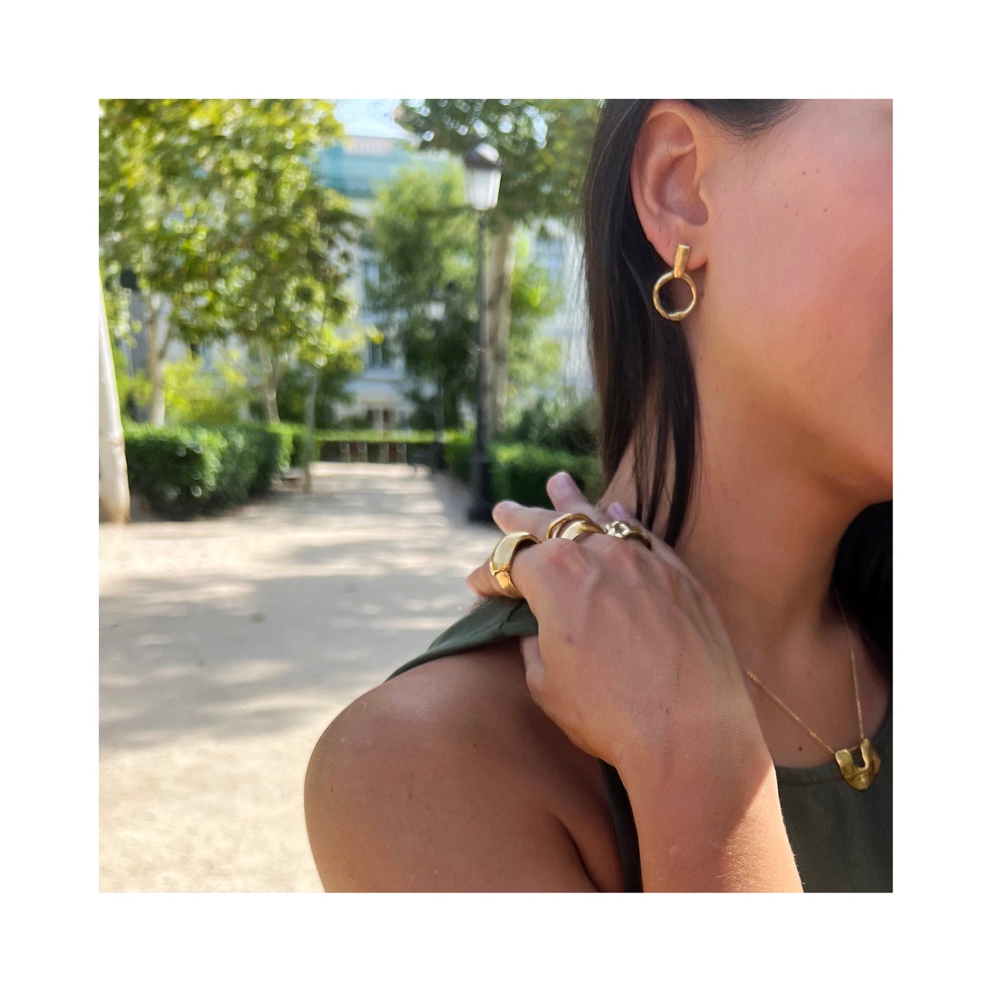 Mae Hoop Earrings