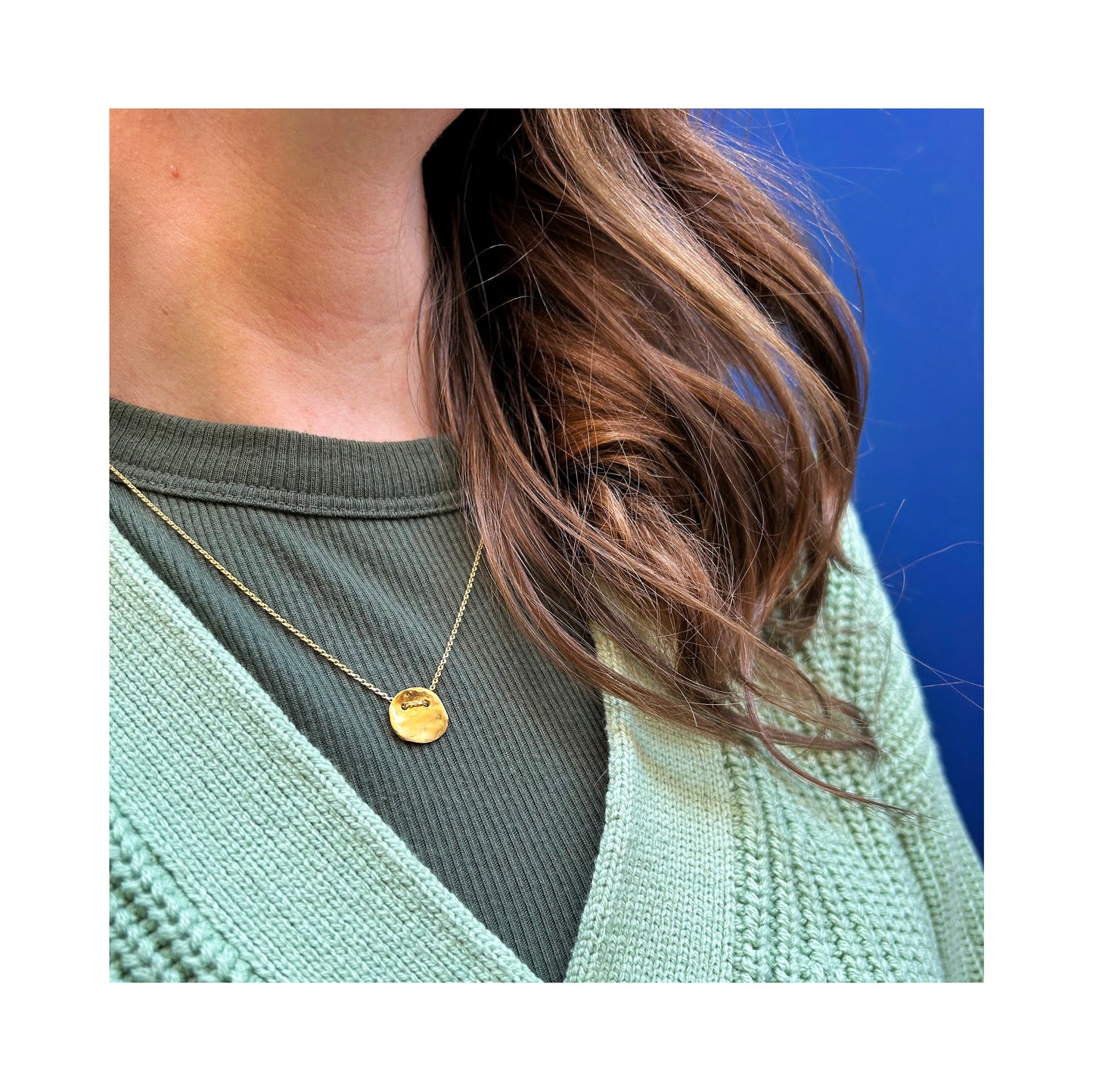 Minimalist Disc Pendant