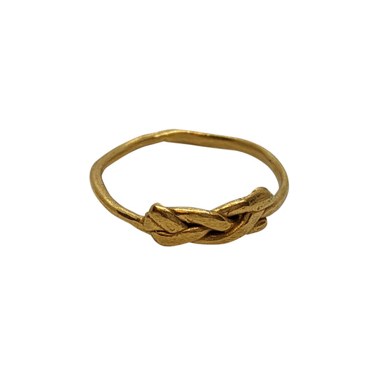 Anillo Trenza Plana