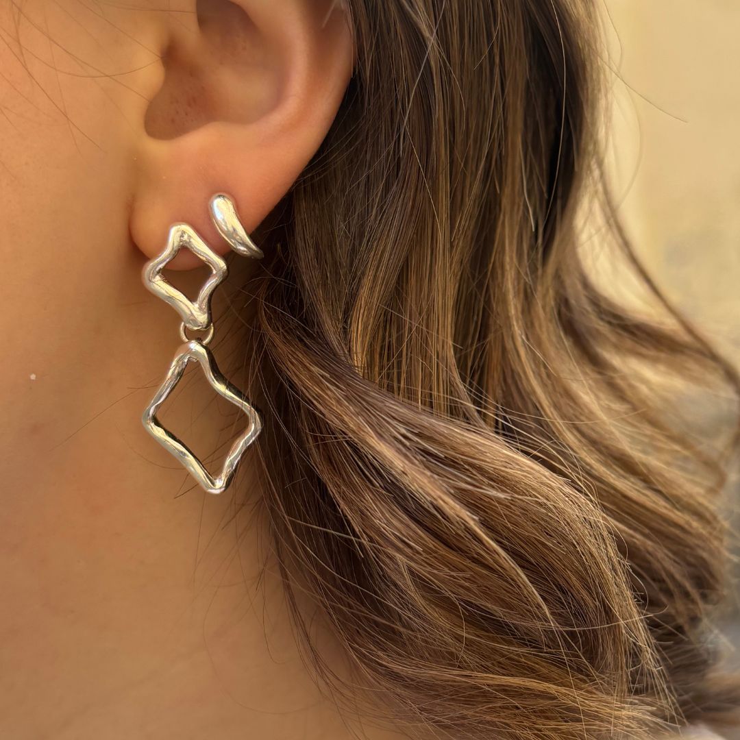 Asha double earrings